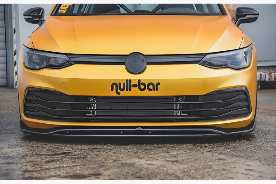 Volkswagen Golf 8 2019- Frontlippe DPT V-2 (Schwarz Glanz) Image