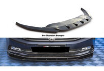 Volkswagen Passat B8 2015-2023 DPT V-1 Frontlippe (2015-2019 EU, Schwarz Hochglanz) Foto 1