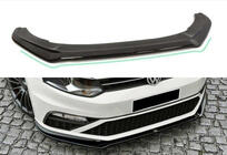 Volkswagen Polo 2010-2017 Front Lip Spoiler DPT (für GTI, 2014-2017, Schwarz Glanz) Foto 1