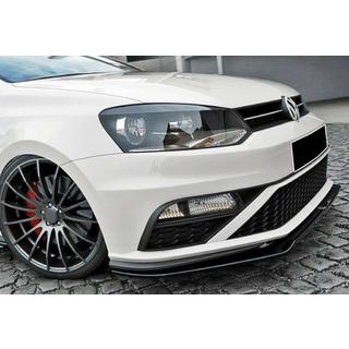 Front Lip Spoiler DPT (für GTI, 2014-2017, Schwarz Glanz) Volkswagen Polo 2010-2017 Foto 3