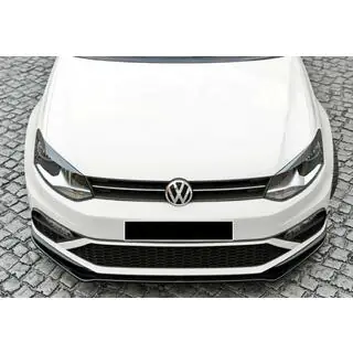 Front Lip Spoiler DPT (für GTI, 2014-2017, Schwarz Glanz) Foto 4