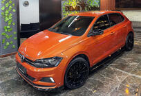 Volkswagen Polo 2017- Frontlippe DPT V-1 (Schwarz Glanz) Foto 1