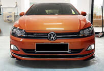 Volkswagen Polo 2017- Frontlippe DPT V-2 (Schwarz Glanz) Foto 2