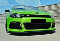Volkswagen Scirocco 2008-2017 Frontlip Spoileransatz DPT V1 (2008-2013, Schwarz Hochglanz) Foto 2