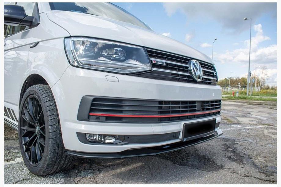 Volkswagen T6 2015-2024 Frontlippe DPT (Schwarz Glanz) Image