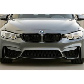 Nieren M-Look (Schwarz Glanz) BMW 3 Series F30/F31 2012-2019 Foto 1