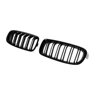 Nieren M-Look (Schwarz Glanz) BMW 3 Series F30/F31 2012-2019 Foto 4