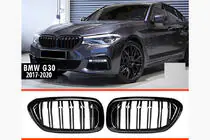 BMW 5er G30/G31 2017–2023 Nieren M-Look (2017-2020, Schwarz Glanz) Foto 4
