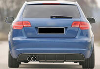 Audi A3 2003-2012 Heckdiffusor DPT (2008-2010, Schwarz Glanz) Foto 3
