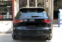 Audi A3 2012-2020 Heckdiffusor DPT V-2 (2012-2016, HB, Schwarz Glanz) Foto 1