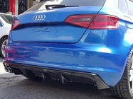 Audi A3 2012-2020 Heckdiffusor DPT V-2 (2012-2016, HB, Schwarz Glanz) Foto 2
