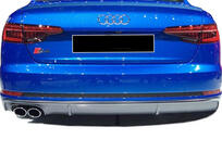 Audi A4 B9 2015-2024 DPT Heckdiffusor (2015-2019, Hochglanz Schwarz) Foto 2