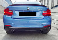 BMW 2 Series F22/F23 2014-2021 Heckdiffusor DPT (Schwarz Glanz) Foto 3