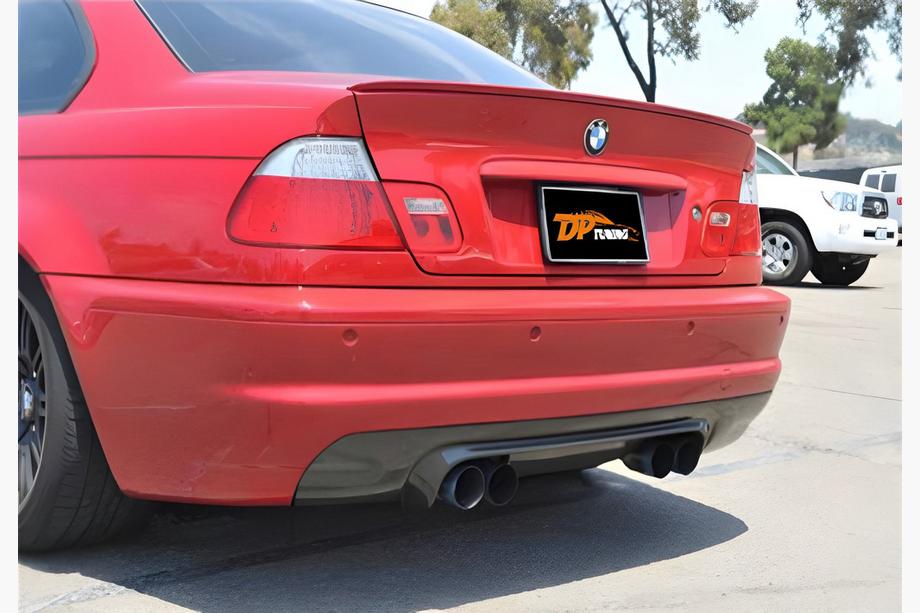 BMW 3 Series E46 1998-2006 Heckdiffusor DPT (2001-2006, Schwarz Glanz) Image