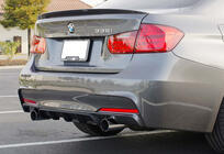 BMW 3 Series F30/F31 2012-2019 Heckdiffusor DPT V-4 (für M-Performance, Schwarz Glanz) Foto 1