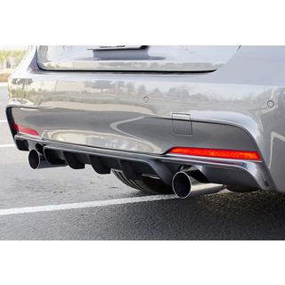 Heckdiffusor DPT V-4 (für M-Performance, Schwarz Glanz) BMW 3 Series F30/F31 2012-2019 Foto 3