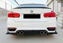 BMW 3 Series F30/F31 2012-2019 Heckdiffusor DPT V-1 (für M3, Schwarz Glanz) Foto 1