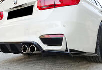 BMW 3 Series F30/F31 2012-2019 Heckdiffusor DPT V-1 (für M3, Schwarz Glanz) Foto 6
