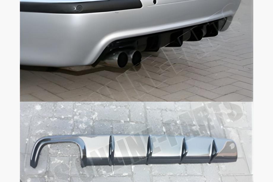 BMW 5 Series E39 1996-2003 Heckdiffusor DPT (für M-Technic, Schwarz Glanz) Image