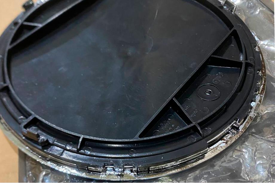 Mercedes GLC coupe C253 2016-2023 B-Ware Frontemblem unter Glas, Chromrahmen a0008880111 Foto 3