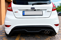 Ford Fiesta 2008-2017 Heckdiffusor DPT V-3 (HB, matt schwarz) Foto 1