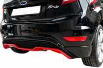 Ford Fiesta 2008-2017 Heckdiffusor DPT V-3 (HB, matt schwarz) Foto 3