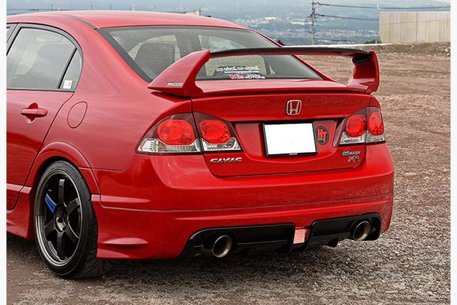 Honda Civic Sedan VIII 2006-2011 Heckdiffusor DPT V-3 (Grundiert zum Lackieren) Foto 1