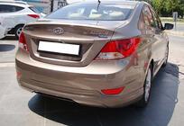 Hyundai Accent 2011-2017 Heckdiffusor DPT (Schwarz Glanz) Foto 3
