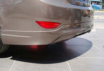 Hyundai Accent 2011-2017 Heckdiffusor DPT (Schwarz Glanz) Foto 2