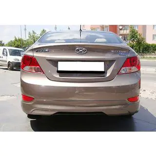 Heckdiffusor DPT (Schwarz Glanz) Hyundai Accent 2011-2017 Foto 1