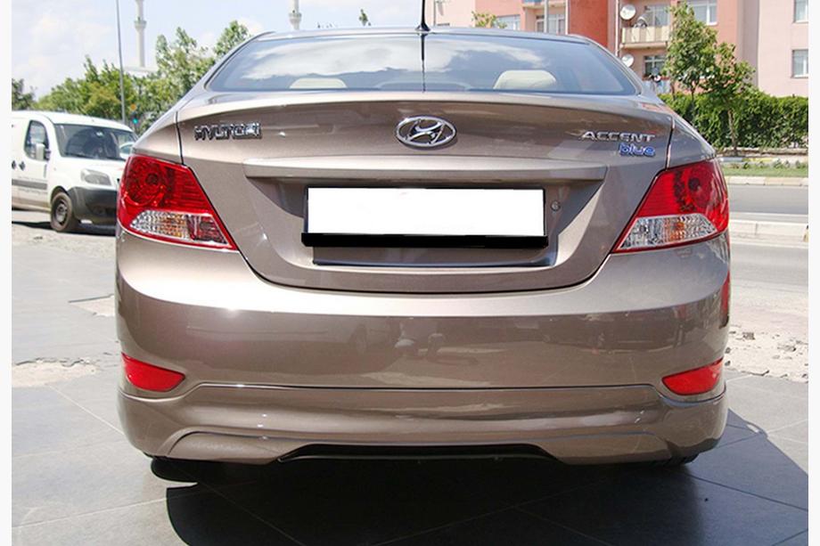 Hyundai Accent 2011-2017 Heckdiffusor DPT (Schwarz Glanz) Image