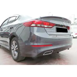 Heckdiffusor DPT V-1 (Schwarz Glanz) Hyundai Elantra (AD) 2015-2020 Foto 1