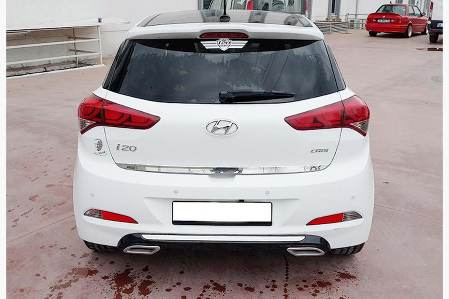 Hyundai I-20 2014-2020 Heckdiffusor DPT (2014-2018, Schwarz Glanz) Image
