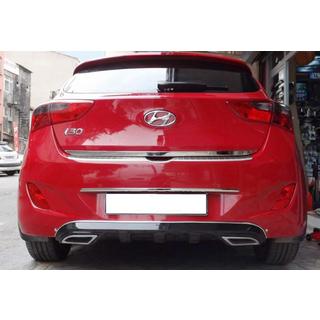 Heckdiffusor DPT V-1 (Schwarz Glanz) Hyundai I-30 2012-2017 Foto 1