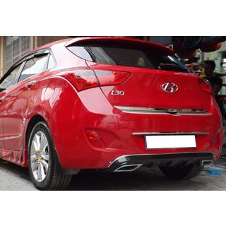 Heckdiffusor DPT V-1 (Schwarz Glanz) Hyundai I-30 2012-2017 Foto 2