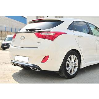 Heckdiffusor DPT V-2 (Schwarz Glanz) Hyundai I-30 2012-2017 Foto 2