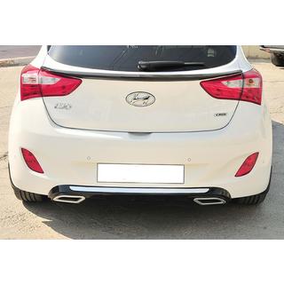 Heckdiffusor DPT V-2 (Schwarz Glanz) Hyundai I-30 2012-2017 Foto 3