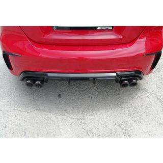 Heckdiffusor DPT (2012-2015, für Brabus, Schwarz Glanz) Mercedes A-сlass W176 2012-2018 Foto 1