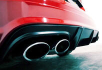 Mercedes C-class W204 2007-2015 Heckdiffusor DPT (2007-2011, für AMG SD, Schwarz Glanz) Foto 1