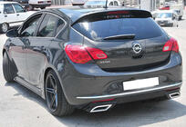 Opel Astra J 2009-2015 Heckdiffusor DPT V1 (2012-2015, HB, Schwarz Glanz) Foto 2