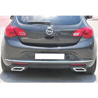 Heckdiffusor DPT V1 (2012-2015, HB, Schwarz Glanz) Opel Astra J 2009-2015 Foto 1