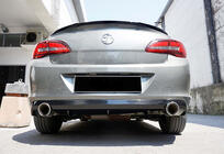 Opel Astra J 2009-2015 Heckdiffusor DPT V-1 (SD, Schwarz Glanz) Foto 2