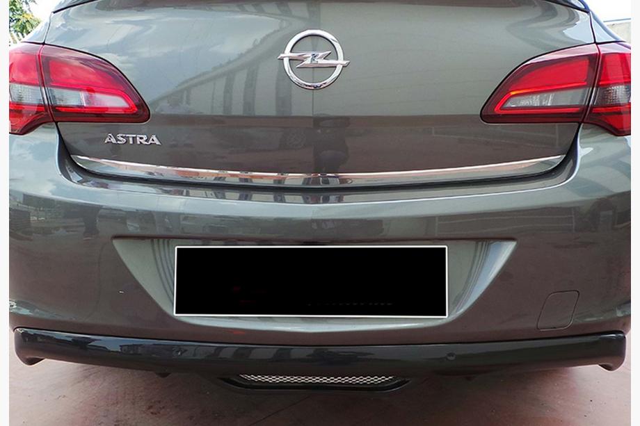 Opel Astra J 2009-2015 Heckdiffusor DPT V-2 (SD, Schwarz Glanz) Image