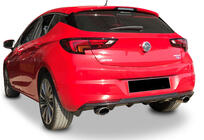 Opel Astra K 2016-2021 Heckdiffusor DPT V-3 (HB, Schwarz Glanz) Foto 1