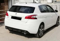 Peugeot 308 2014-2021 Heckdiffusor DPT (HB, Schwarz Glanz) Foto 4