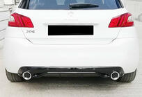 Peugeot 308 2014-2021 Heckdiffusor DPT (HB, Schwarz Glanz) Foto 6