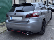 Peugeot 308 2014-2021 Heckdiffusor DPT (HB, Schwarz Glanz) Foto 2