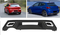 Seat Ibiza 2017- Heckdiffusor DPT V-2 (Schwarz Glanz) Foto 1