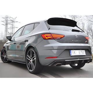 Heckdiffusor DPT V-1 (2017-2020, Schwarz Glanz) Seat Leon 2013-2020