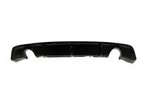 Seat Leon 2013-2020 Heckdiffusor DPT V-5 (2017-2020, Schwarz Glanz) Foto 1
